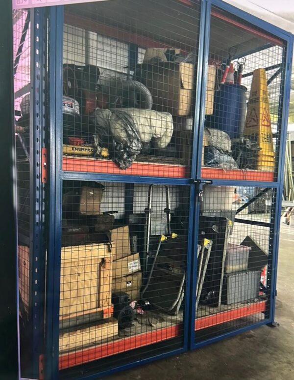 Customised Outdoor Rack Customised Rack with Doors - Advancestorage.sg